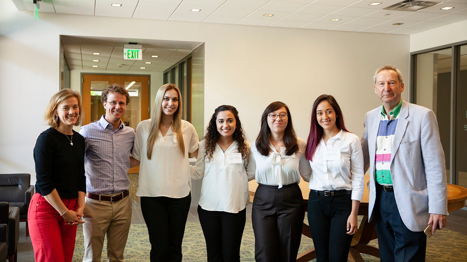 Student and faculty members of the Latin America team.